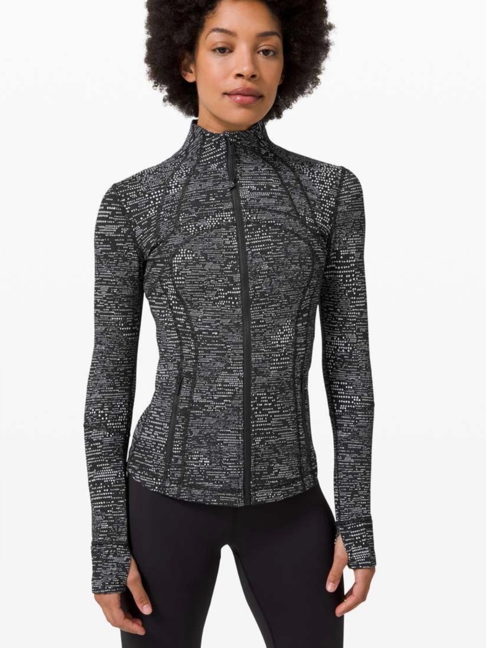 lululemon Define Jacket Women's Abstract Zip Jacket Size 12